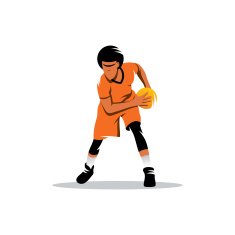 Basketball vector sign N2