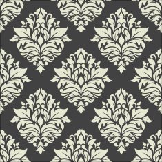 Geometric arabesque pattern with a diamond lattice