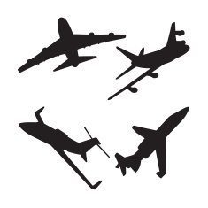 Airplane Silhouettes N7