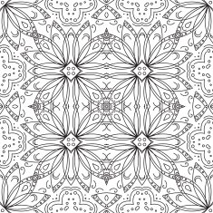Abstract pattern contours