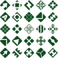 Collection of different graphic elements N4