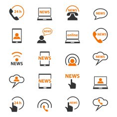 Communication icons set N16