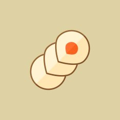 Bread Food Flat Icon