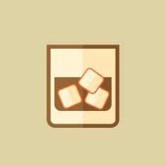 Whiskey Food Flat Icon