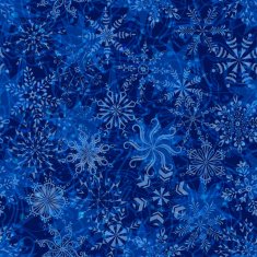 Seamless Christmas pattern with snowflakes