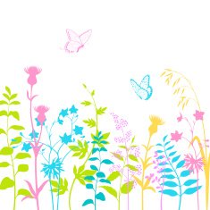 Summer floral background N5
