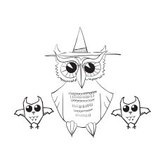 Hand drawn Halloween illustration