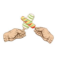 popsicles in hand