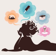 Woman and sweets N2