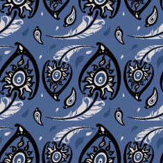 Beautiful peacock Feathers Seamless background N8