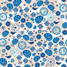 Seamless floral pattern background N22