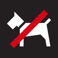 No Dogs Sign N6
