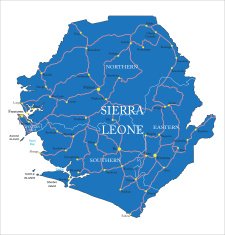 Sierra Leone map N3