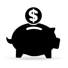 piggy bank savings symbol