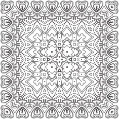 Abstract pattern contours N2