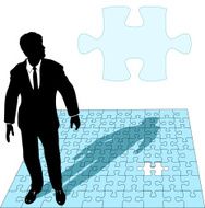 Business Man Jigsaw Puzzle Solution N2