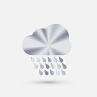 steel icon cloud rain N2