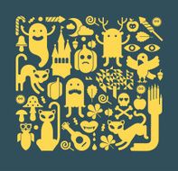 Halloween composition