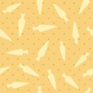 Carrot polka dot pattern