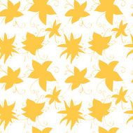 Vector seamless pattern with flowers N36