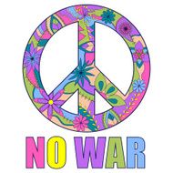 no war colorful background