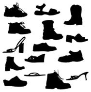Shoes Silhouette Collection
