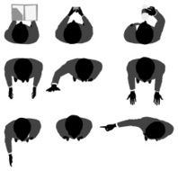 Top view of businessmen N2