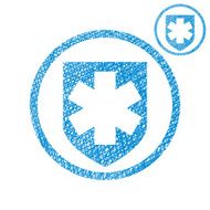 Medical insurance vector simple single color icon isolated