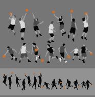 Basketball Silhouettes N3