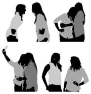 Two casual women
