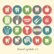 Set of dentistry symbols part 1 N6