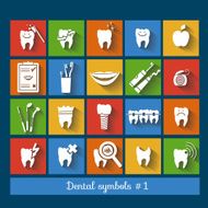 Set of dentistry symbols part 1 N7