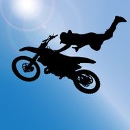 Vector silhouette of a man N623