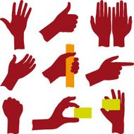 Hands (vector)