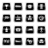 Supergloss Black Icons - Drag Racing N2