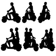 Scooter Silhouette Collection