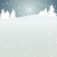 Christmas Snowflakes Background Vector Illustration N14