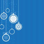 Christmas Snowflakes Background Vector Illustration N16