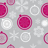 Happy New Year and Marry Christmas Seamless Pattern Background N5