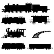Train Silhouette Collection