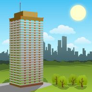 Skyscraper on a Sunny Day N2