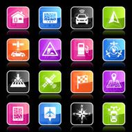 Ubergloss Icons - GPS Navigation