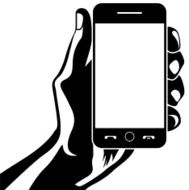 Hand Holding Smart Phone N5