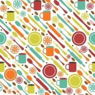 Seamless kitchen background N19