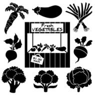 Vegetable icons N6
