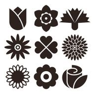 Flower Icon Set N7