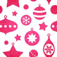 Cute christmas toys seamless pattern N2