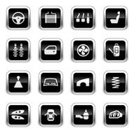 Supergloss Black Icons - Car Parts