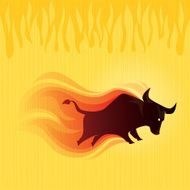 fire bull symbol
