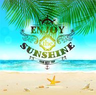 Tropical Background with Text element